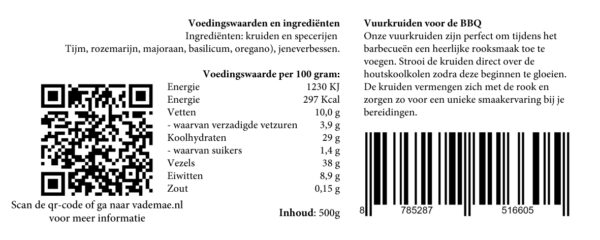 VadeMae BBQ Vuurkruiden - Afbeelding 2